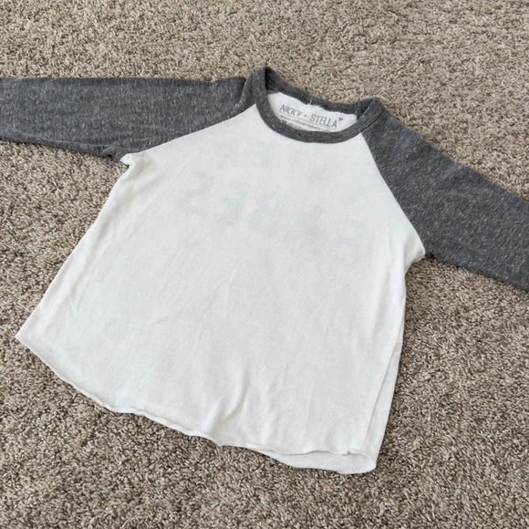 Nicky and Stella toddler boys baseball style tee t-shirt size 4T - Picture 4 of 7